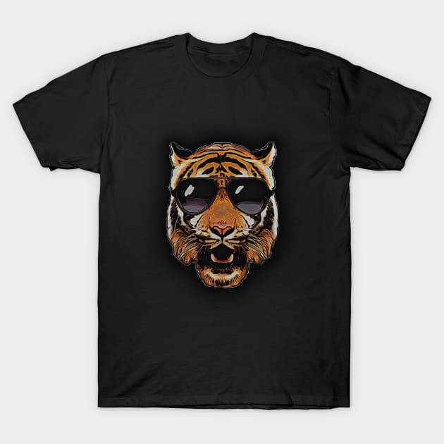 Graffiti Tiger T-Shirt by BigTexFunkadelic